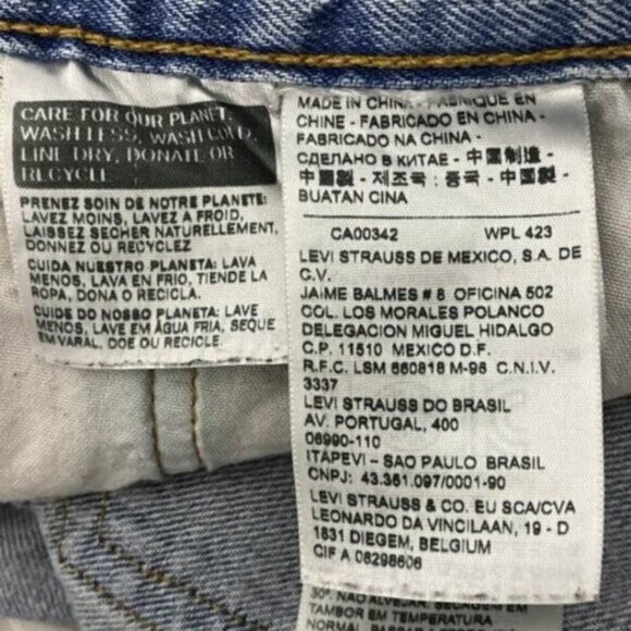 Levi's 501 30W Vintage Vibe Worn Button Fly Raw Hem Cutoff Jean Shorts - Picture 11 of 14